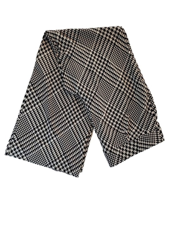 Chico's Pants - Chico’s Black White Houndstooth Wide Leg Pull On Pants Size 2R (12Large)